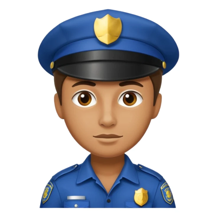 thief, Police hat. sticker