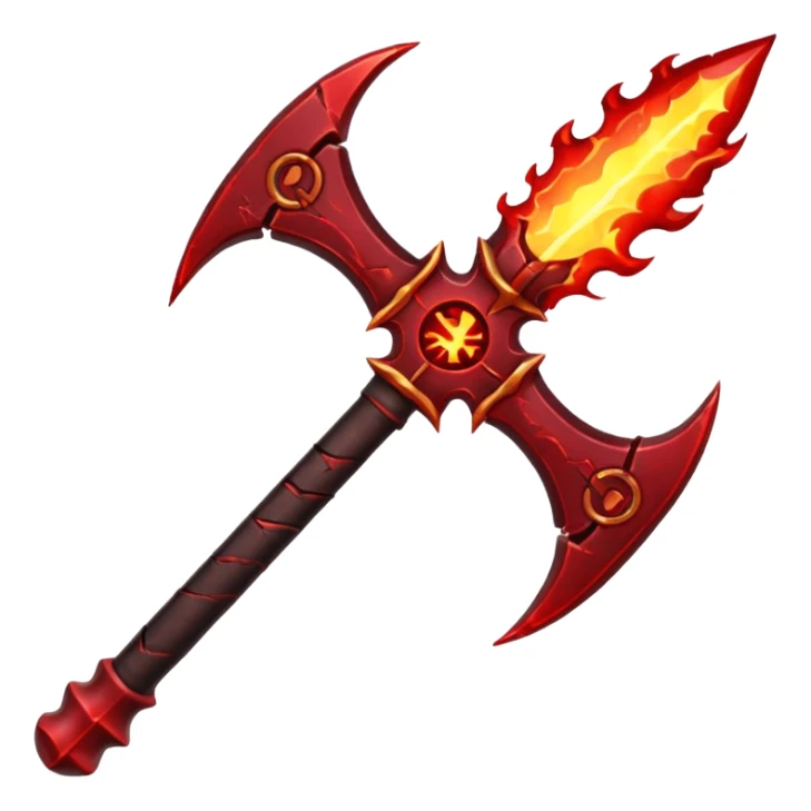 Blood of chaos in god of war  weapon sticker