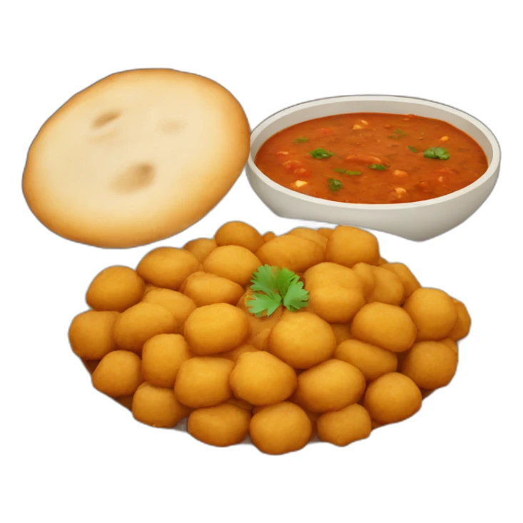 pav bhajji indian food sticker