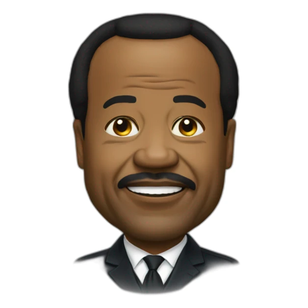 creer une emoji de paul biya sticker