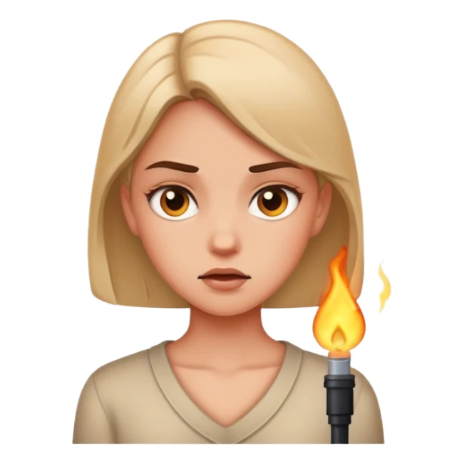 girl gaslighting emotions sticker