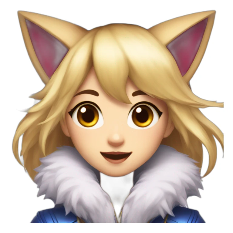 Ahri from league of legend sticker