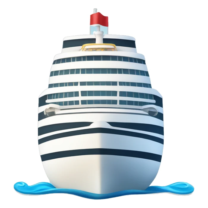 Holiday cruise ship birthday  sticker