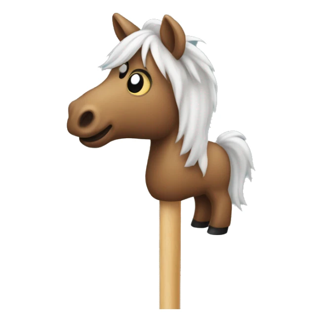 horse on the stick sticker