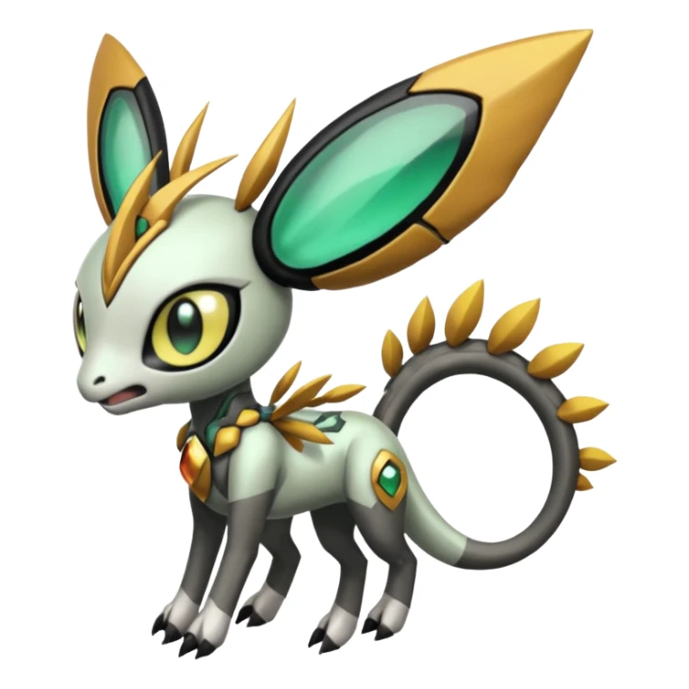 Meloetta-Wargreymon-Trico-Pokémon-Fakémon-fusion-hybrid-creature sticker