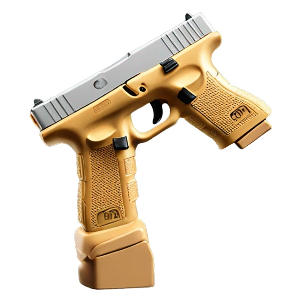Very realistic toy Glock 19x sticker