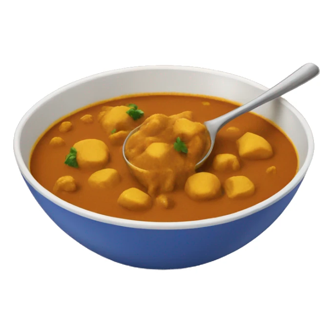 Curry bowl sticker