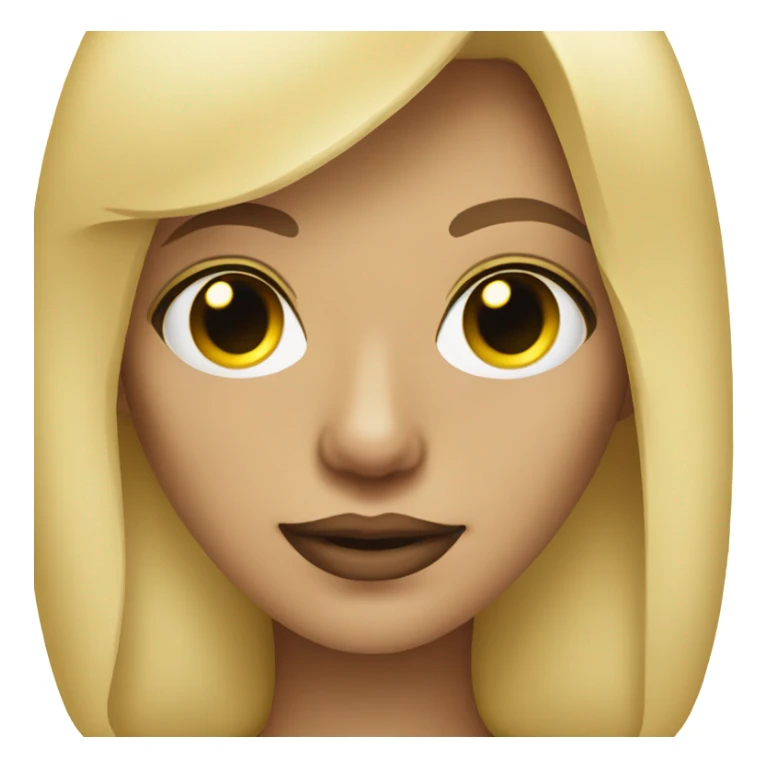 Blonde qirl with nostrill piercing and square sunglasses sticker