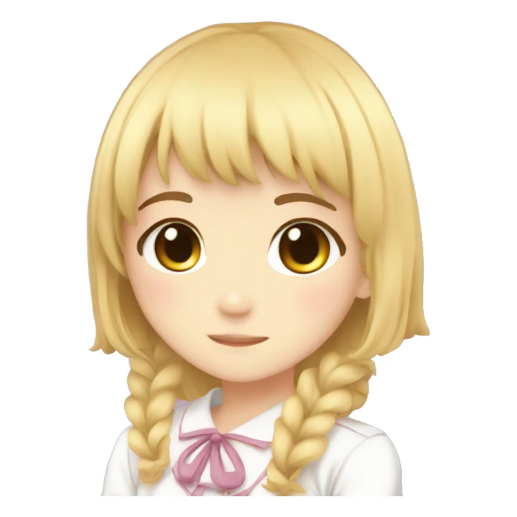 shoujo cute anime romance girl  sticker