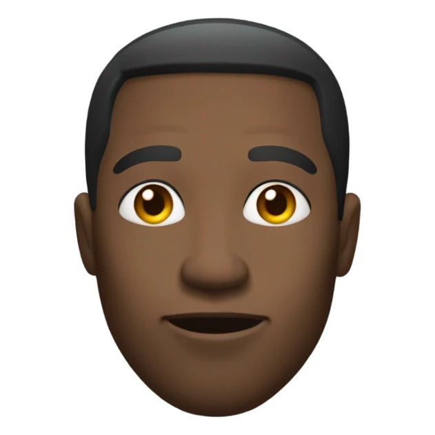 Cool African-American guy raising his eyebrows sticker