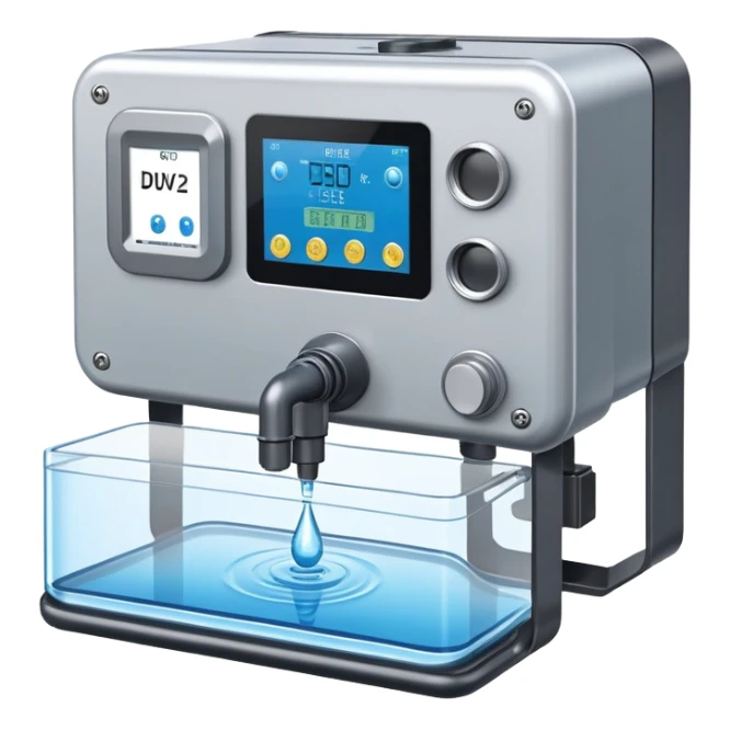 Water quality monitoring system with DUV photodetector sensor sticker