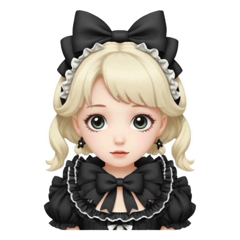 Lolita Girl anime sticker