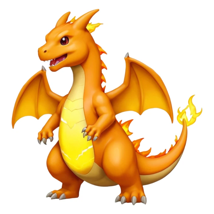 Charzard as a electric Pokémon sticker