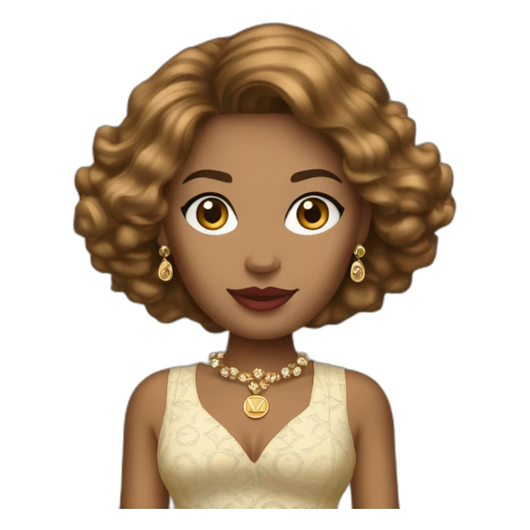 louis vuitton fancy woman sticker