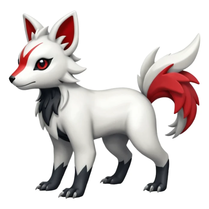 Shiny Linoone-Absol-Trico-Hybrid (Full body) sticker