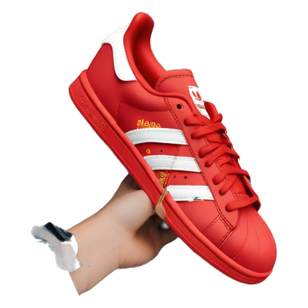 Adidas shoes cute red￼ sticker