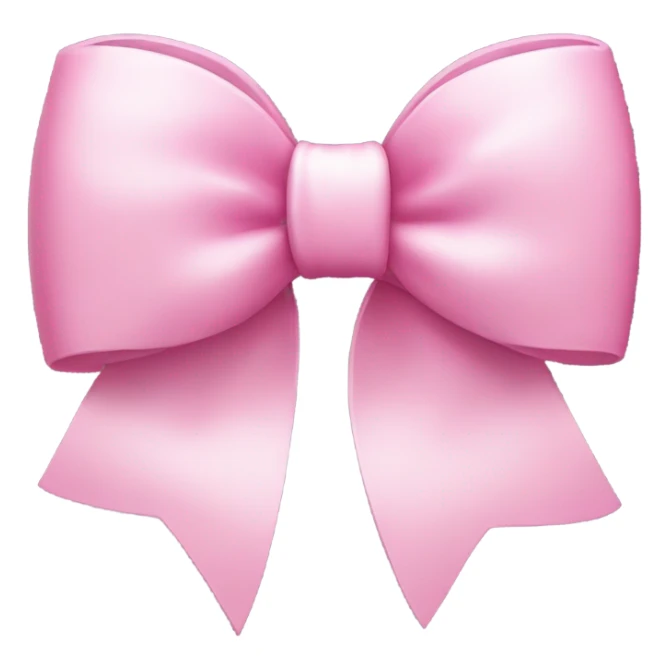 pink bow with a white bow ontop of the right side sticker