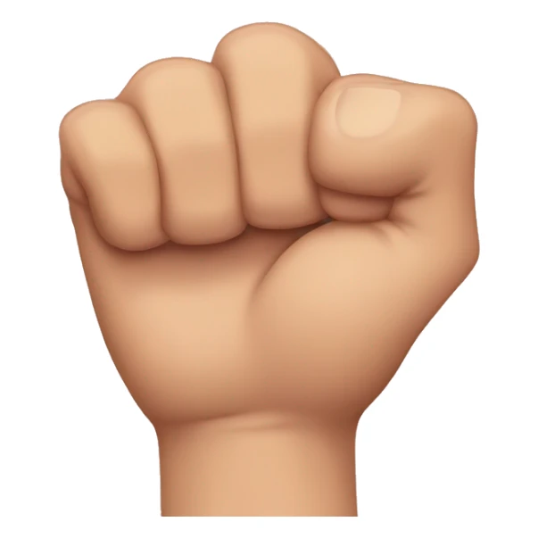A fist with the middle and pinkie up sticker