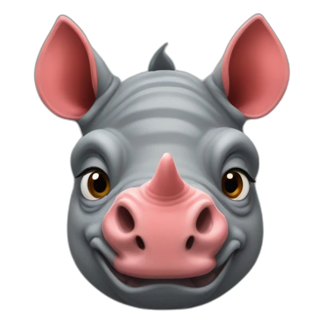 Red Rhinoceros Hybrid sticker