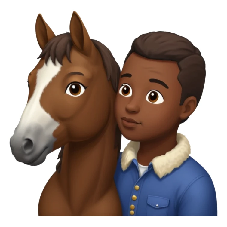 Black guy kissing horse with down syndrome not sexy? sticker