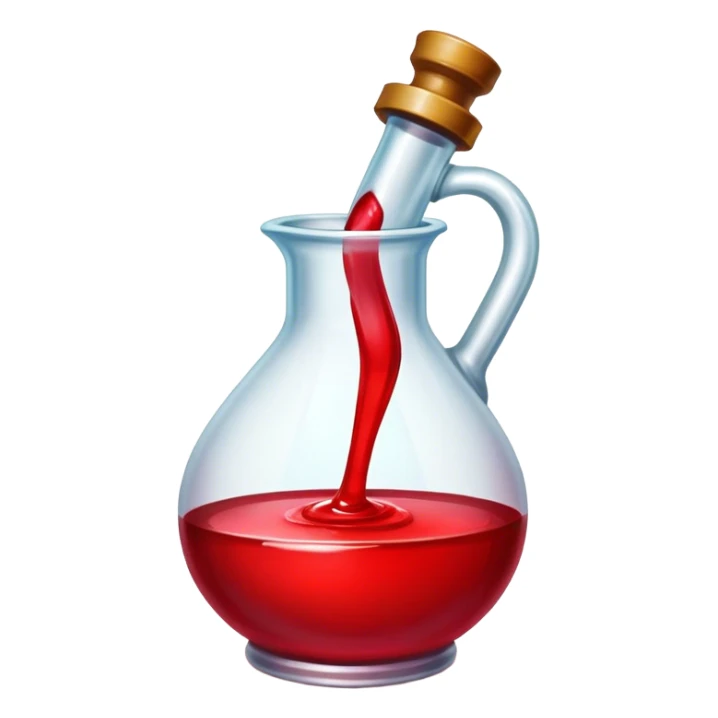 dnd item icon, health potion red sticker