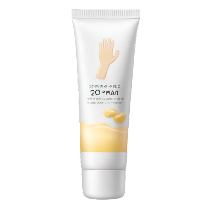 hand cream sticker