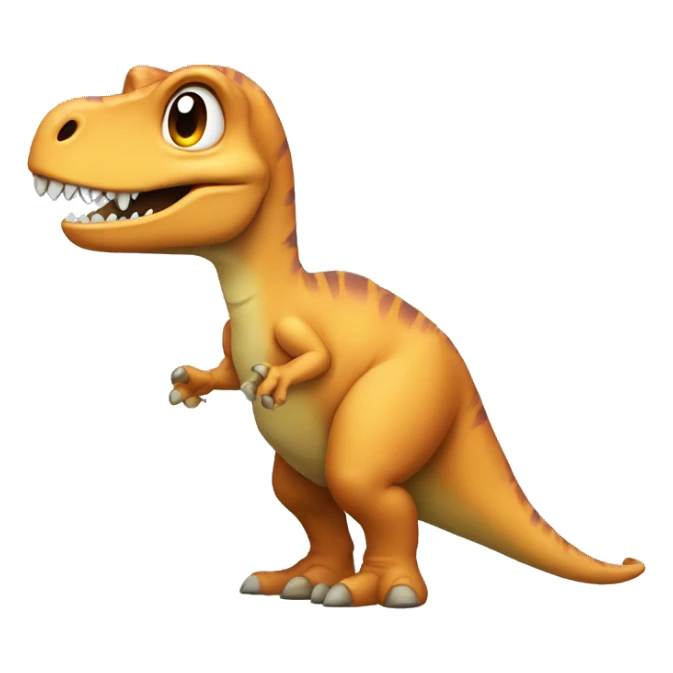 Begging dinosaur  sticker