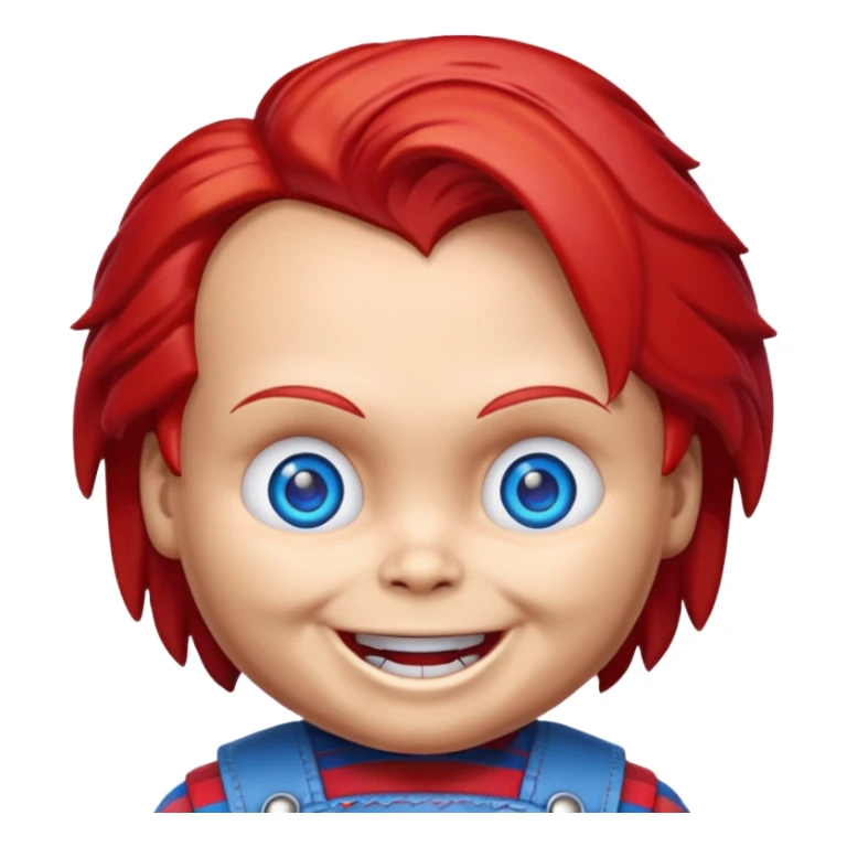 Un emojin de chuky sticker