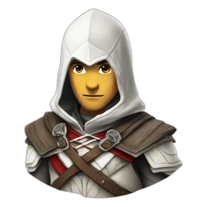 altair from assassins creed videogame sticker