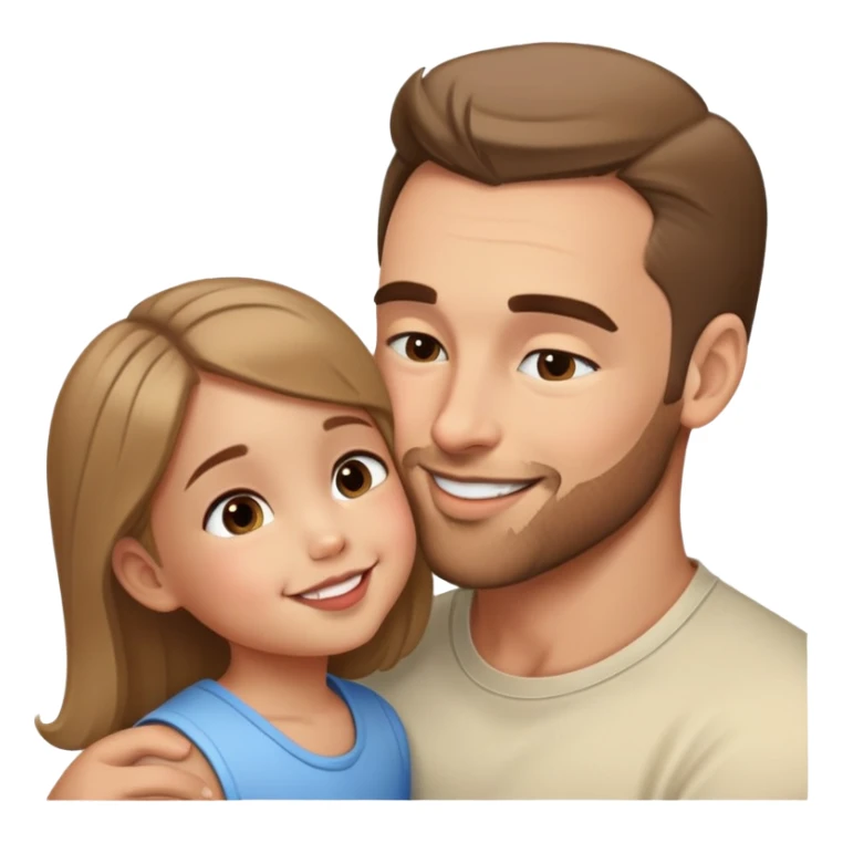 Liam speraw kissing his daughter sticker