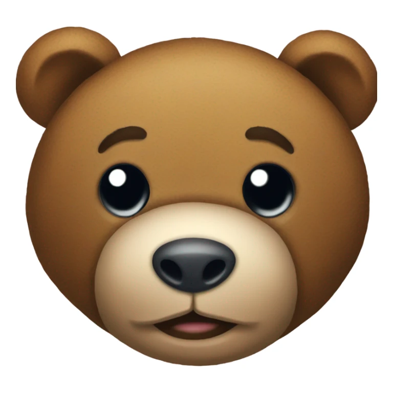 Brown Teddy bear sticker