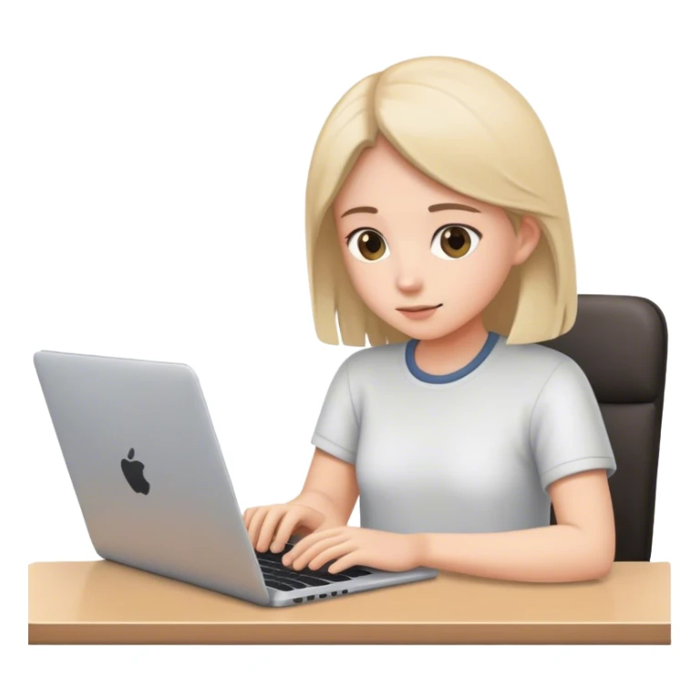 Working at home on my laptop sticker