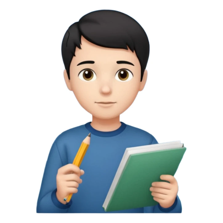 boy with short black hair, ocean air, perfectlist sticker