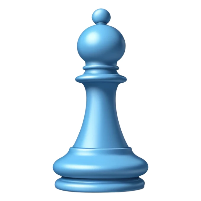 
chess bishop piece object, classic bishop shape with top slit, 3D cartoon, glossy material, soft shadow, mobile game icon style, centered, clean background, no text, no watermark
 sticker
