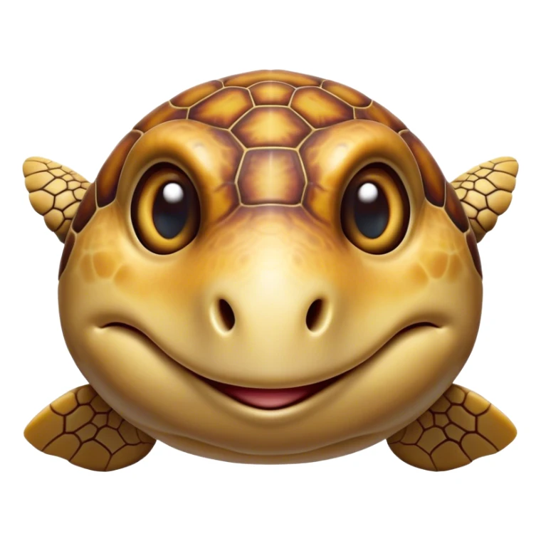 Cinematic Realistic Comical Sea Turtle Portrait Emoji, Head tilted dramatically with an exaggeratedly amused expression, featuring a robust, intricately patterned shell and wide, expressive eyes filled with playful disbelief, rendered with vibrant, lifelike detail and natural coastal light; high shine, dramatic yet playful, styled with an air of cheeky marine mischief, soft glowing outline, capturing the essence of a spirited and over‐the‐top sea turtle that looks ready to bob its way into viral fame! sticker
