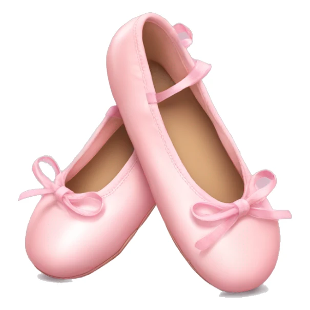 baby pink ballet shoes sticker