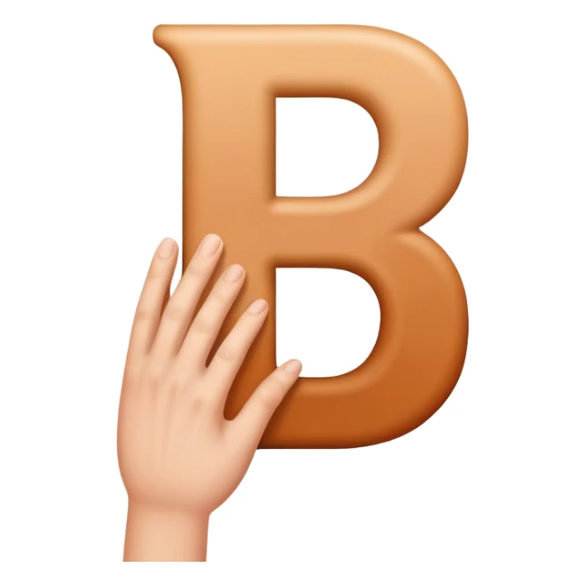 make me the hand emoji making the shape of the letter "P" sticker