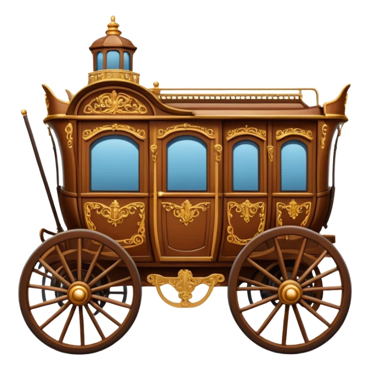huge-horse-drawn-fancy-french-stagecoach-caravan sticker