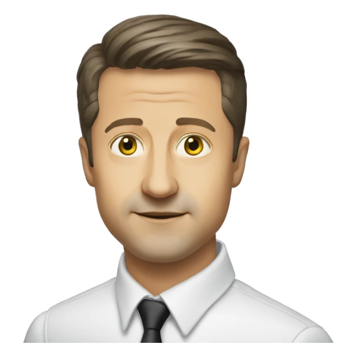 deeply realistic volodymyr zelenskyy  sticker