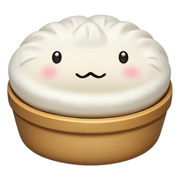 one NORMAL steamed bun WITH NO FACE!!! just a NORMAL STEAMED BUN!!! sticker