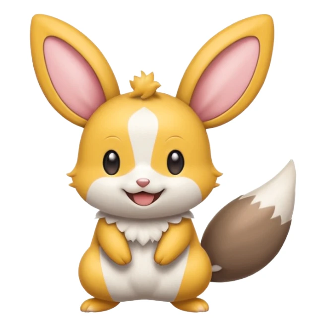 Emolga-Buizel-Minccino-fusion sticker