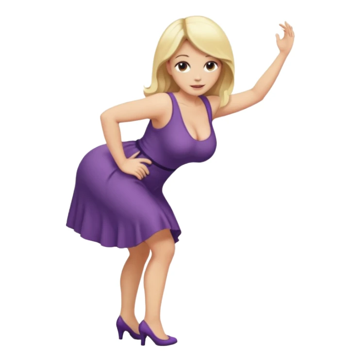 fullbody naked busty blonde pawg buxom bending over sfw sticker