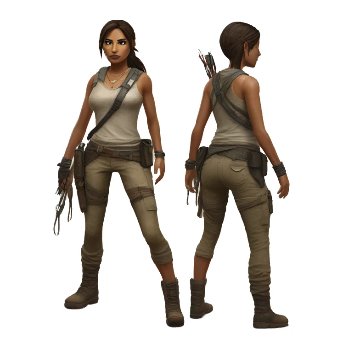 Lara Croft shadow of the tomb raider  sticker
