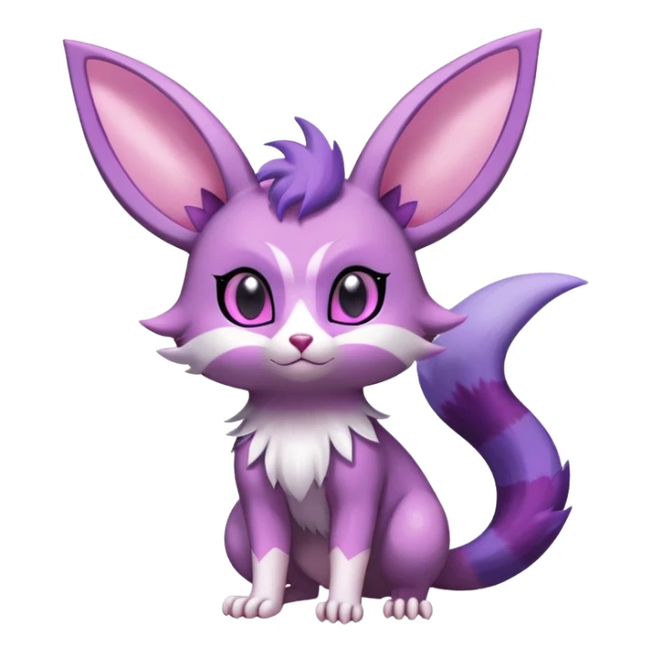 Shiny Furret-Espeon-Noibat-Hybrid (Full body) sticker