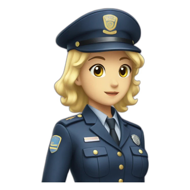 officer jenny pokemon sticker