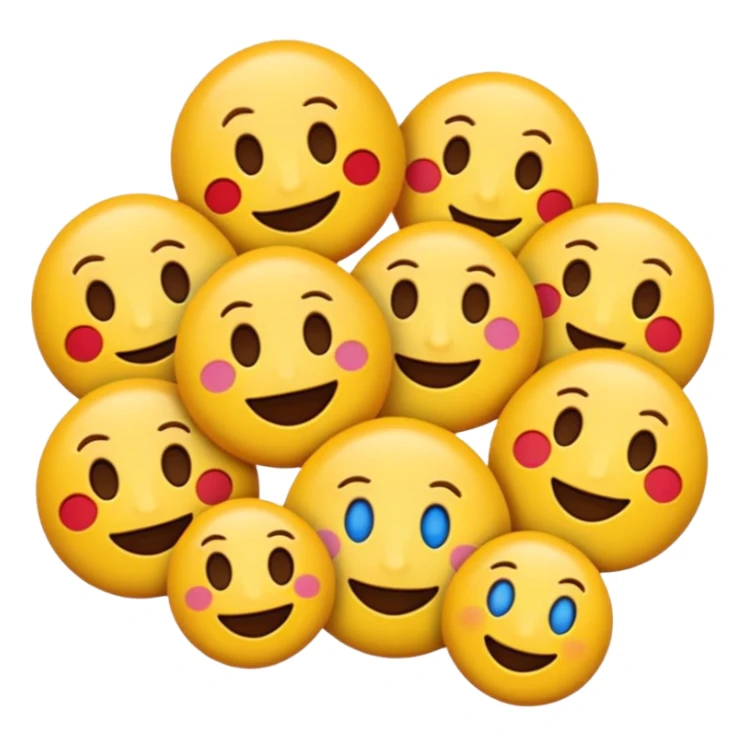 3D glossy emoji sticker, ultra clean cutout, sharp edges, high detail, soft studio lighting, vibrant colors, no background scene, centered composition, 1:1, seamless loop animation, no camera movement sticker