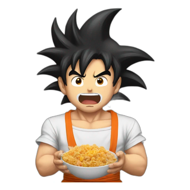Hungry goku  sticker