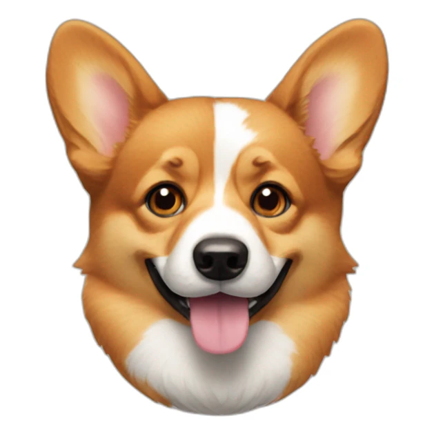 corgi head sticker
