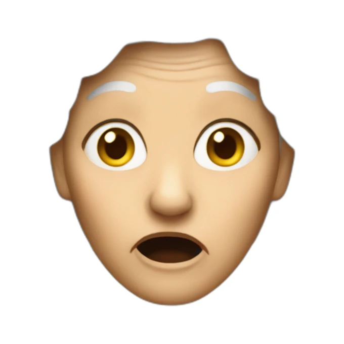 old woman shocked sticker