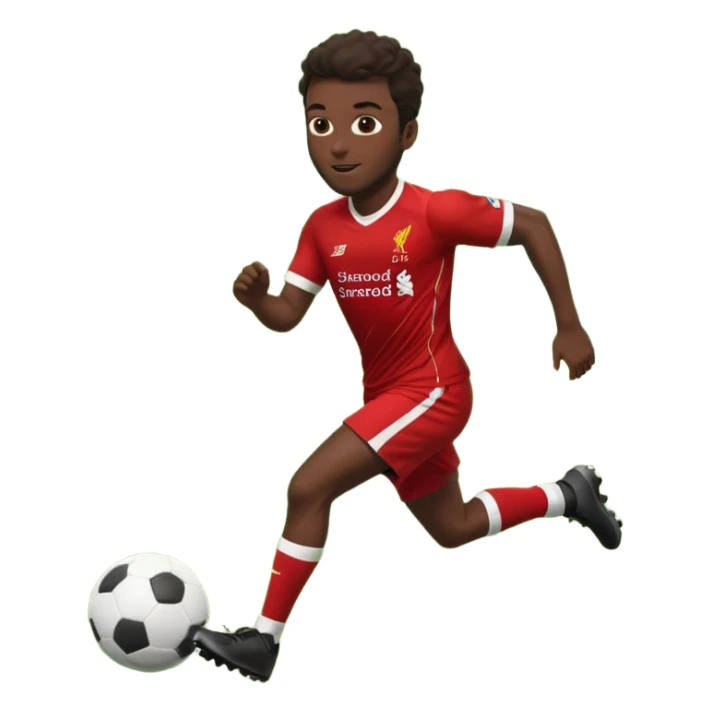 A Liverpool soccer player no salah sticker
